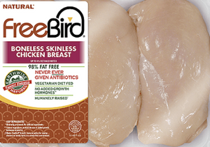 FRESH #1 Boneless Skinless Chicken Breast - 40 LB Case